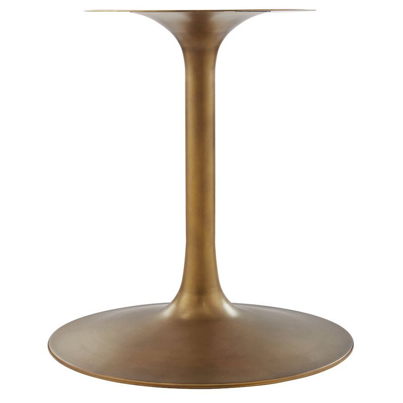 Lippa 48" Round Pedestal Solid Wood Dining Table image number 4