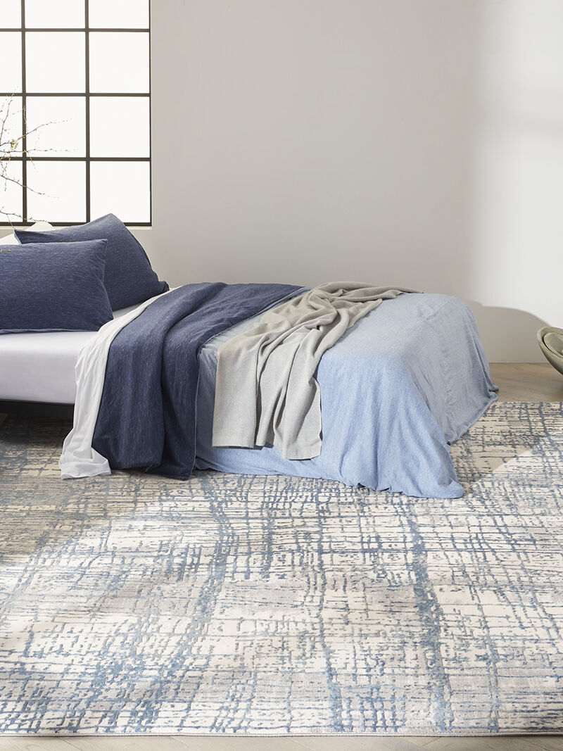 CK950 Rush CK950 Ivory/Blue 10' x 14' Rug