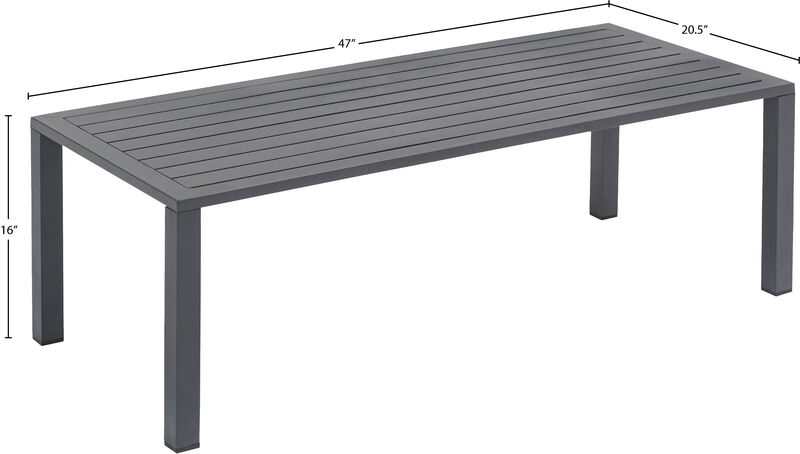 Meridian Furniture Maldives Outdoor Patio Coffee Table image number 5