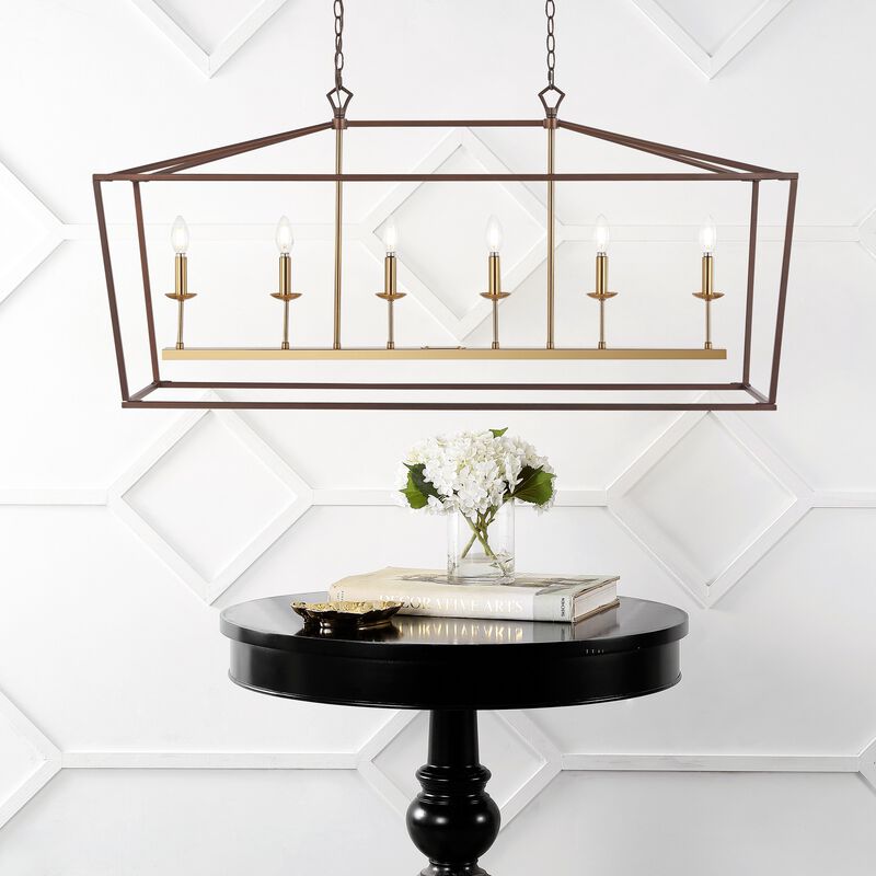 PagodaBulb Lantern Metal LED Pendant