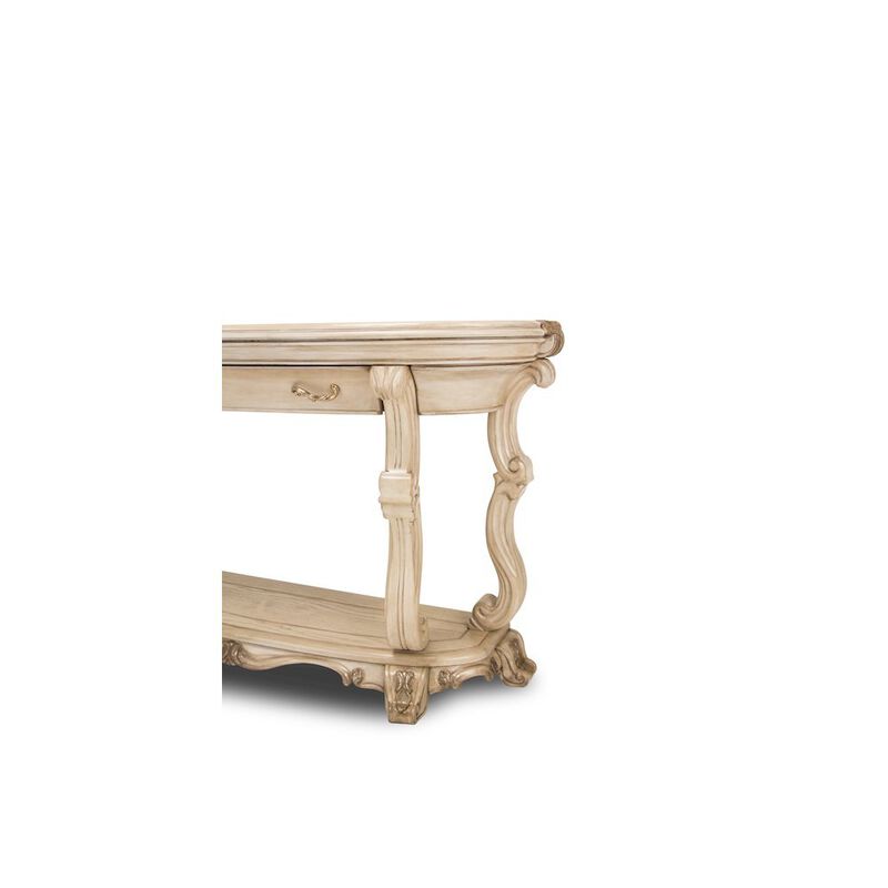 Starlight Canyon Home French Country Furniture &ndash; Beige Console Table for Entryway or Wall Use image number 5