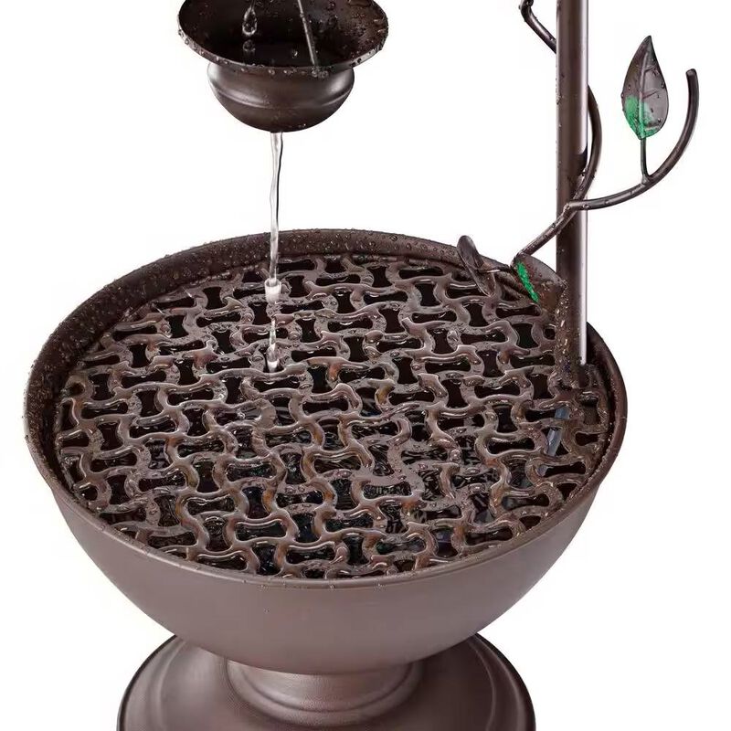 Outdoor/Indoor 6-Tier Hanging Cups Water Fountain for Elegant Water Flow and Relaxing Garden or Home D&eacute;cor
