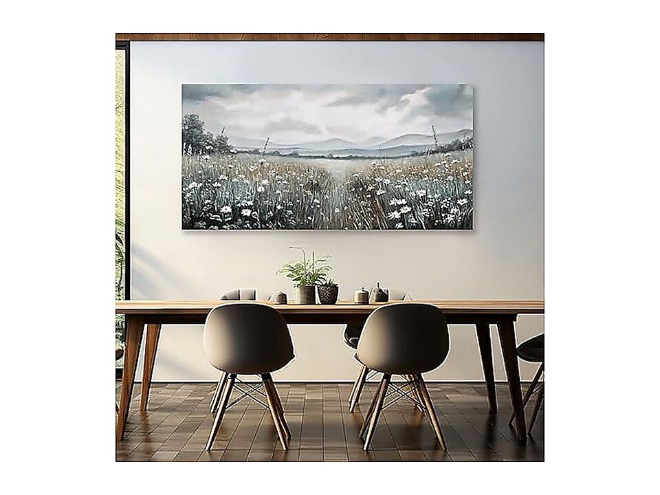 Canvas Wall Art Vintage Decor Classical Floral Room Bathroom Living Office