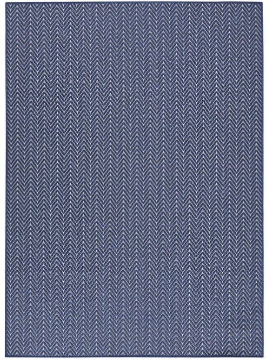 Horizon Indoor/Outdoor HOZ02 Navy 4' x 6' Rug
