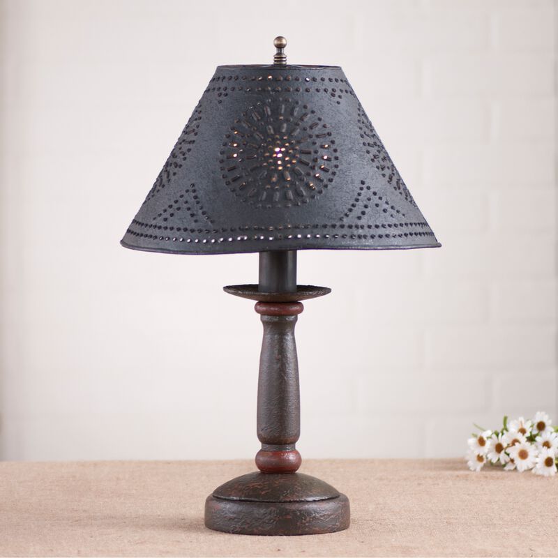 Butcher's Lamp In Americana Black With Shade image number 1