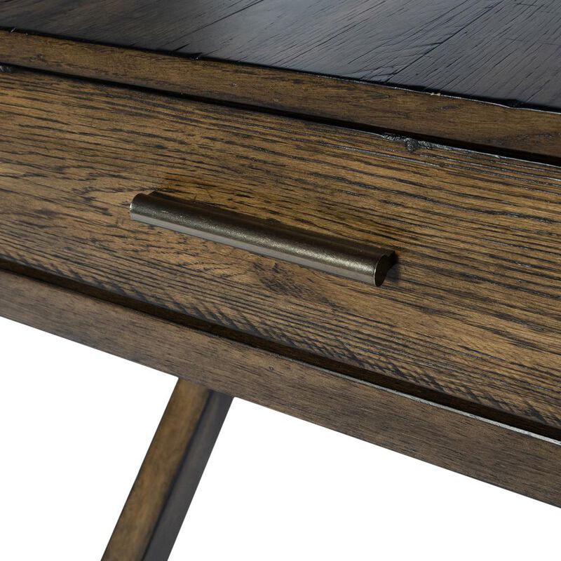 Liberty Furniture Lennox Display Cocktail Table in Weathered Chestnut image number 9
