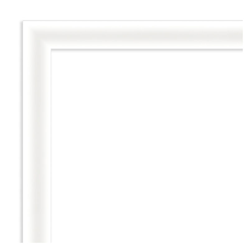 Oliver Narrow Beveled Wood Framed Wall Mirror image number 3