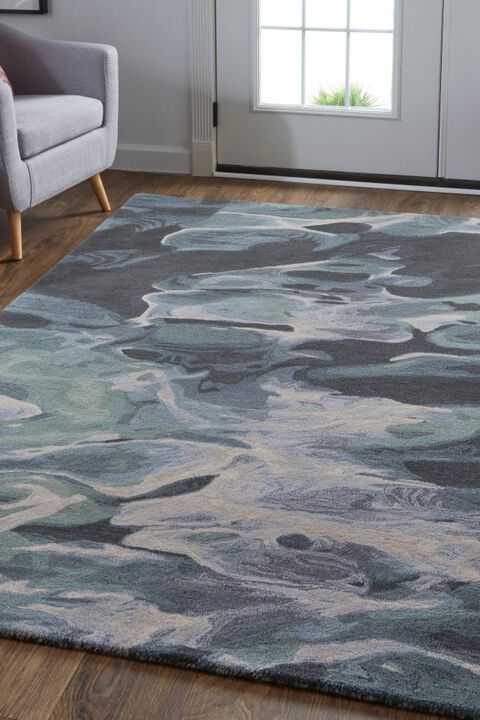 Amira 8635F Green/Blue 2' x 3' Rug