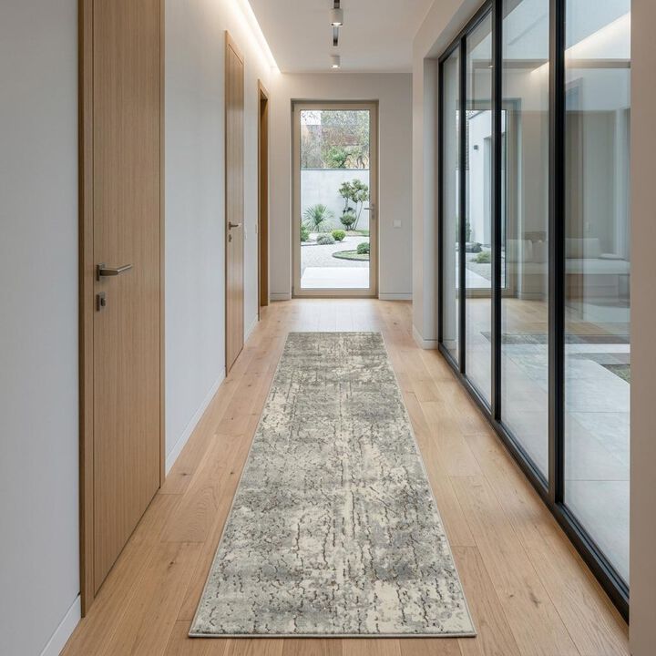 HomeRoots Abstract Runner Rug