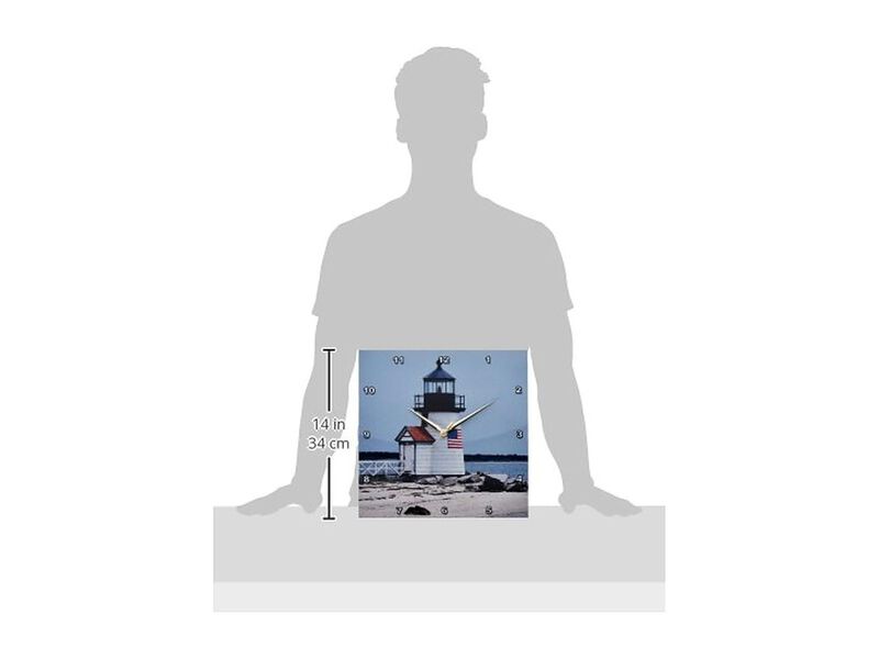 Massachusetts Nantucket Brant Point Wall Clock 13 Inch Home Decor image number 2