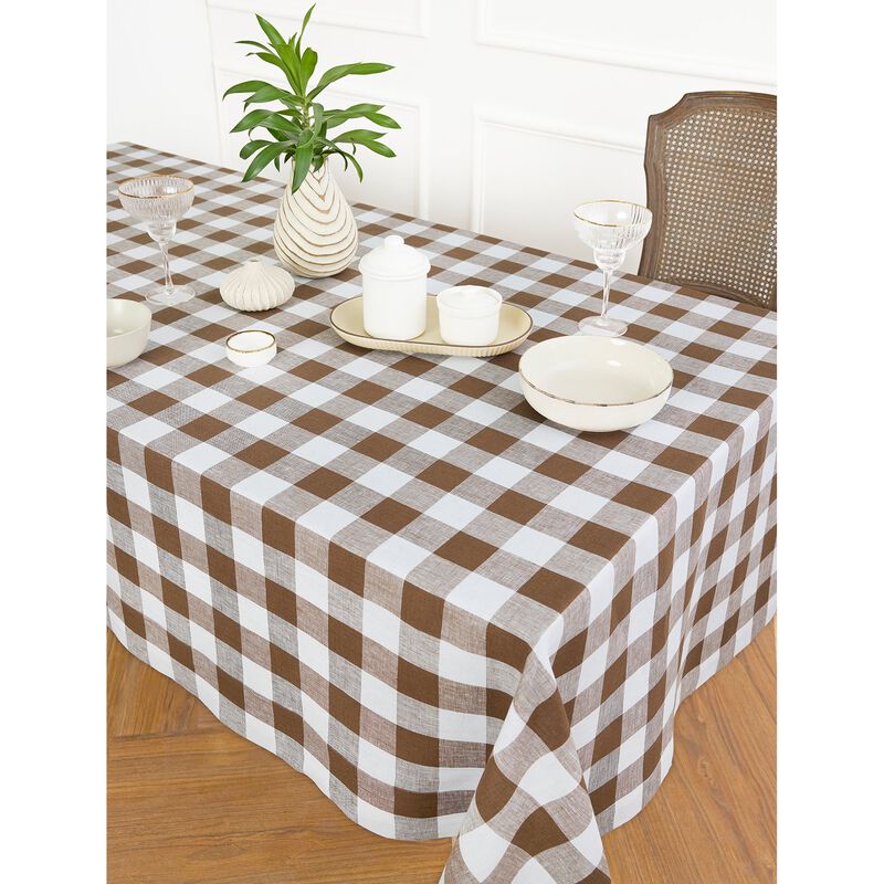 Linen Tablecloth - Buffalo Check image number 3
