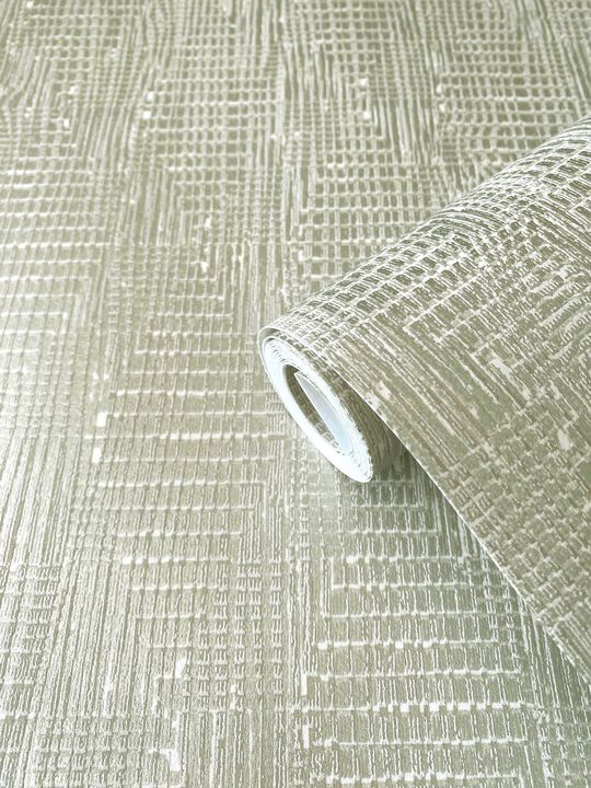 Elegance Loose Weave Silver Grey Wallpaper AM22003-3