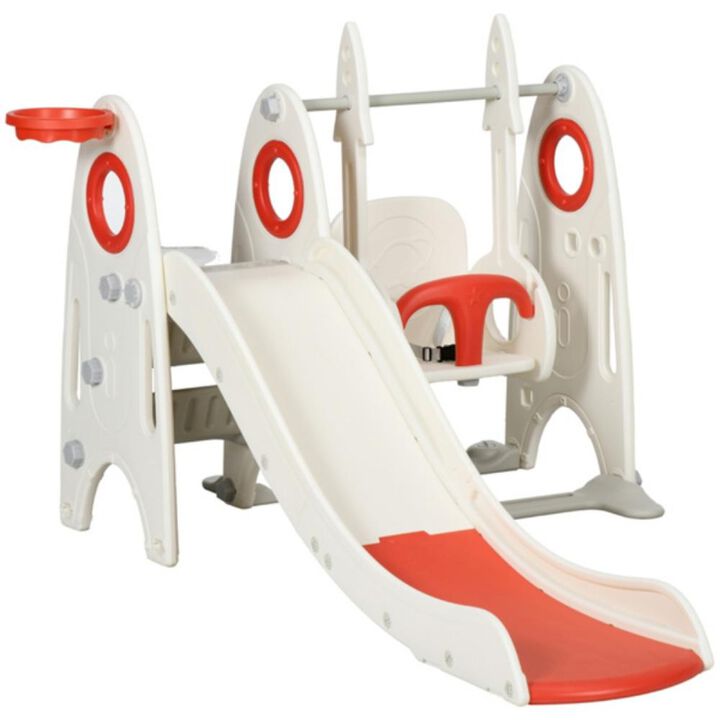 Kids Swing and Slide Playset Indoor & Outdoor Toddler Climber for Active Fun