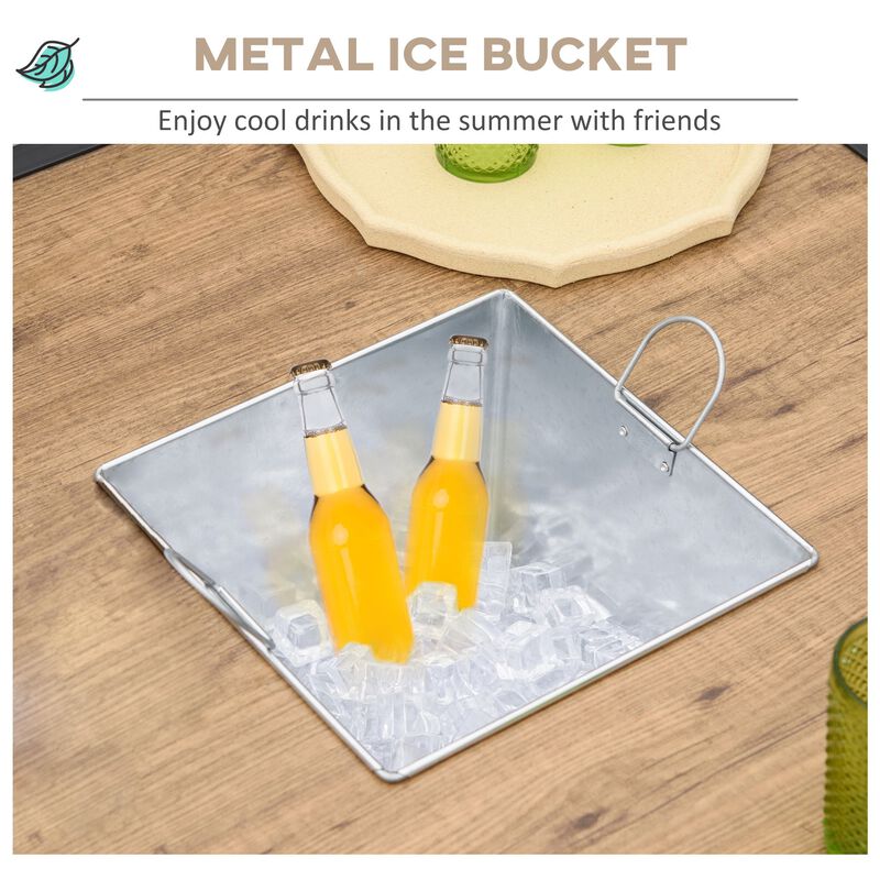 Beige Wicker Dining: 5-Piece Rattan Set with Rocking Chairs