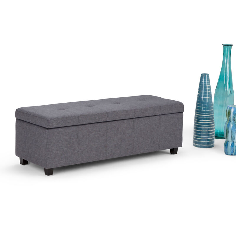Simpli Home Castleford Storage Ottoman image number 3