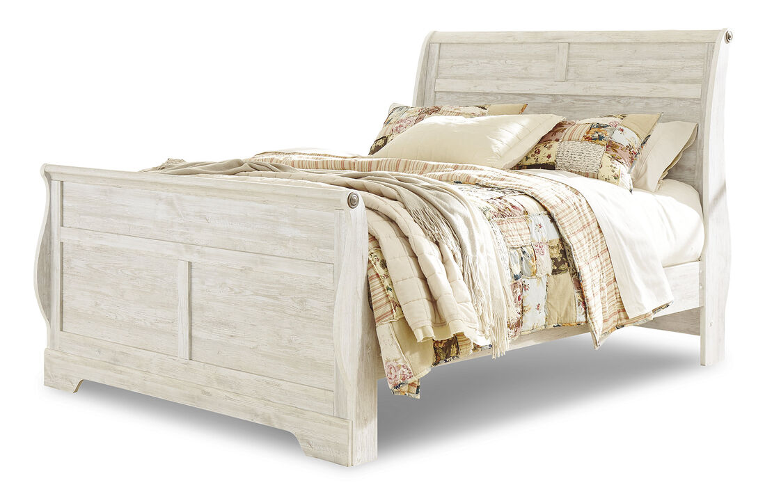 Willowton Queen Sleigh Bed