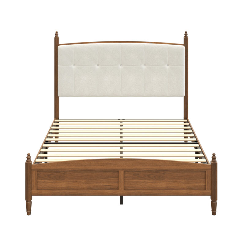 Schig Bed Frame Soft Padded Headboard image number 6