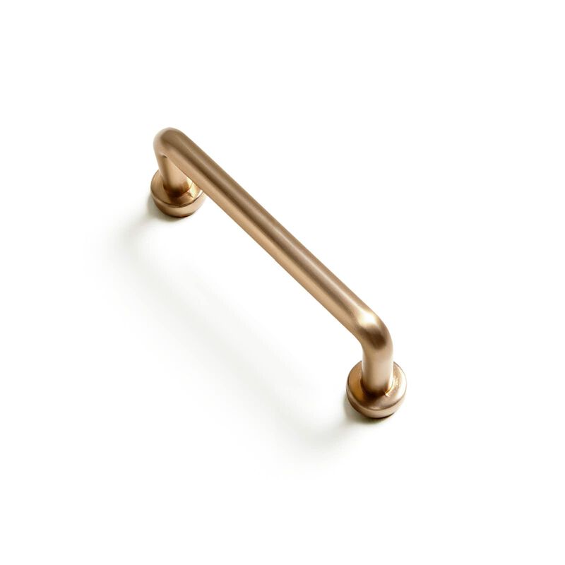 Goo-Ki 6 Pack 3"" Center to Center Warm Champagne Bronze Modern Cabinet Pulls Solid Contemporary Home Improvement Hardware Brush