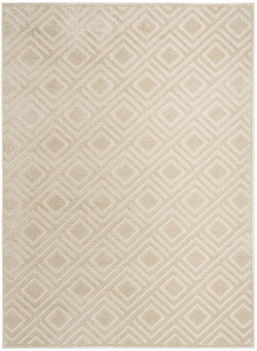 HomeRoots 8' X 10' Beige Geometric Area Rug