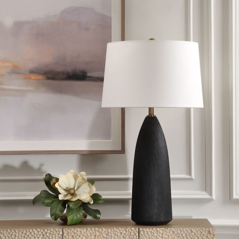 Uttermost Jett Black Table Lamp image number 1