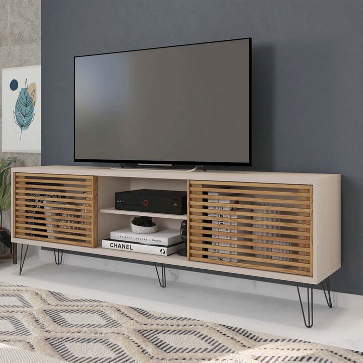 Frizz Mid-Century Modern TV Stand for 70 Inch TV