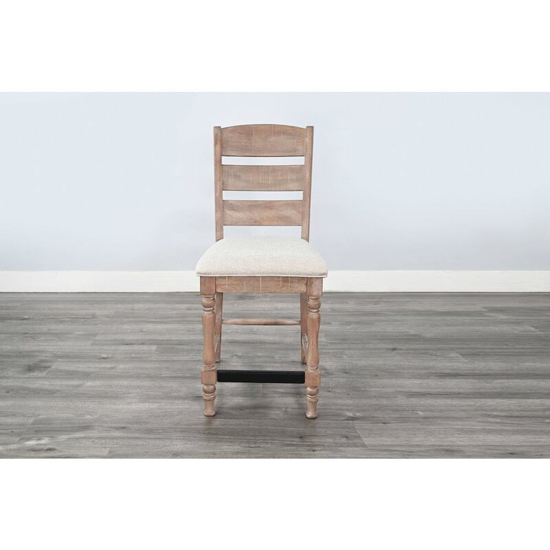 Sunny Designs Sierra Counter Stool, Cushion Seat (Set of 2) image number 2