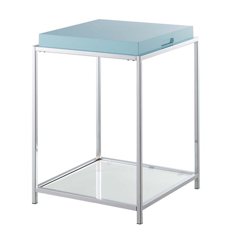 Convenience Concepts Palm Beach End Table, Sea Foam