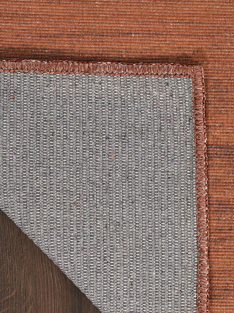 Washable Essentials WAE01 Brick 2' x 6' Rug image number 1