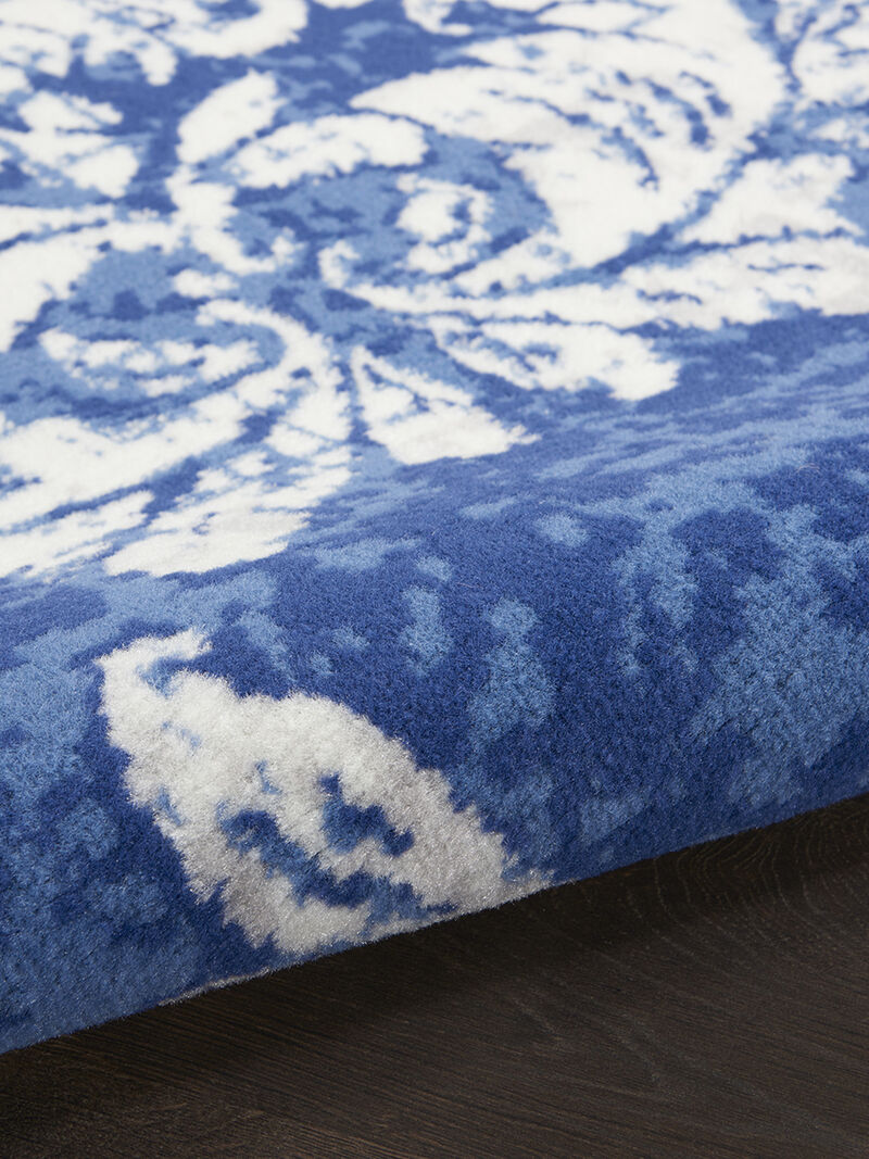 Whimsicle WHS11 Navy/Ivory 3' x 5' Rug