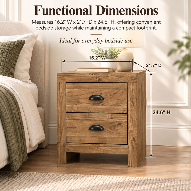 Brenavique 2-Drawer Nightstand image number 5