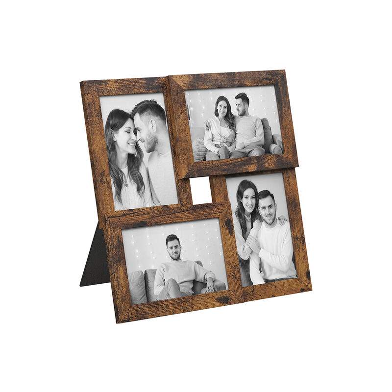 4x6 Collage Picture Frames Set of 4 Multi Photo Wall Frames image number 0
