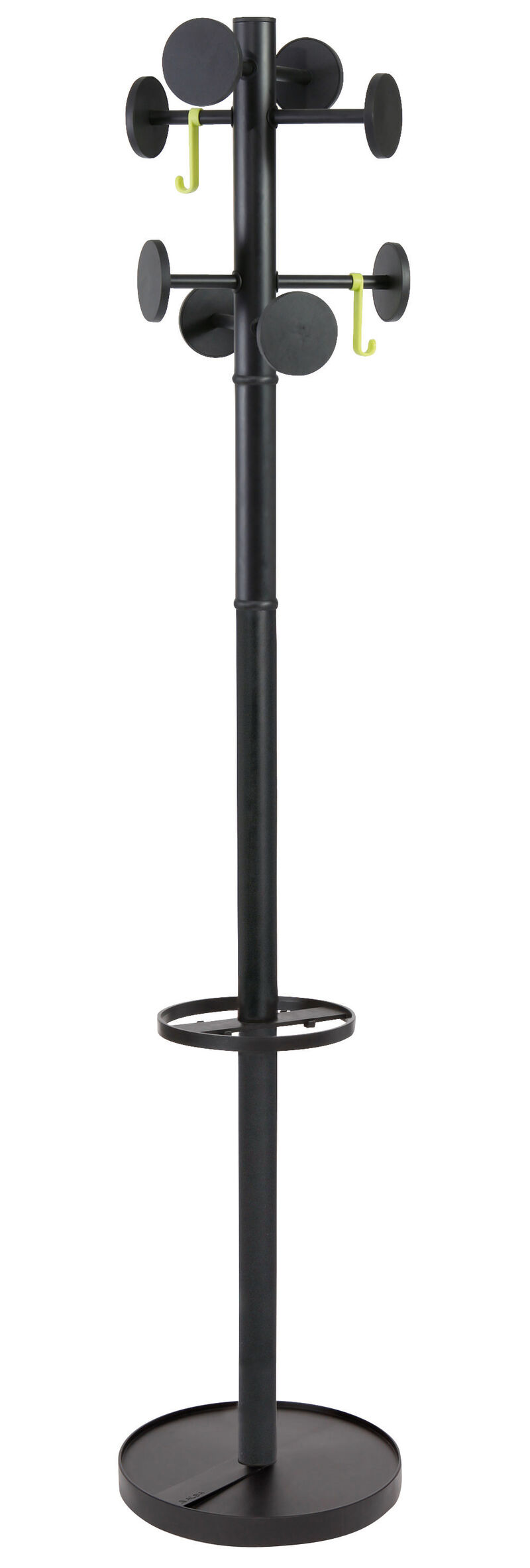 Coat stand Stan - 8 pegs - Black image number 0