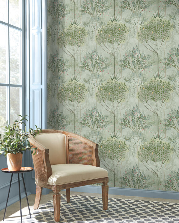 Orchard Green Wallpaper