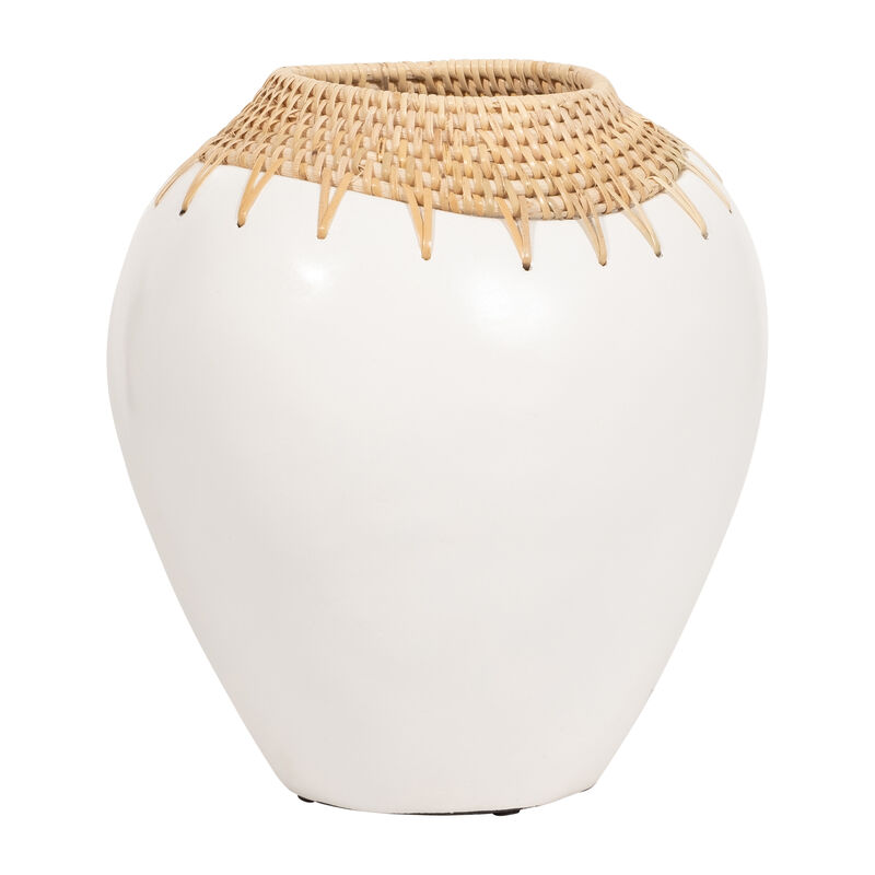 Terracotta 10"H Vase image number 1