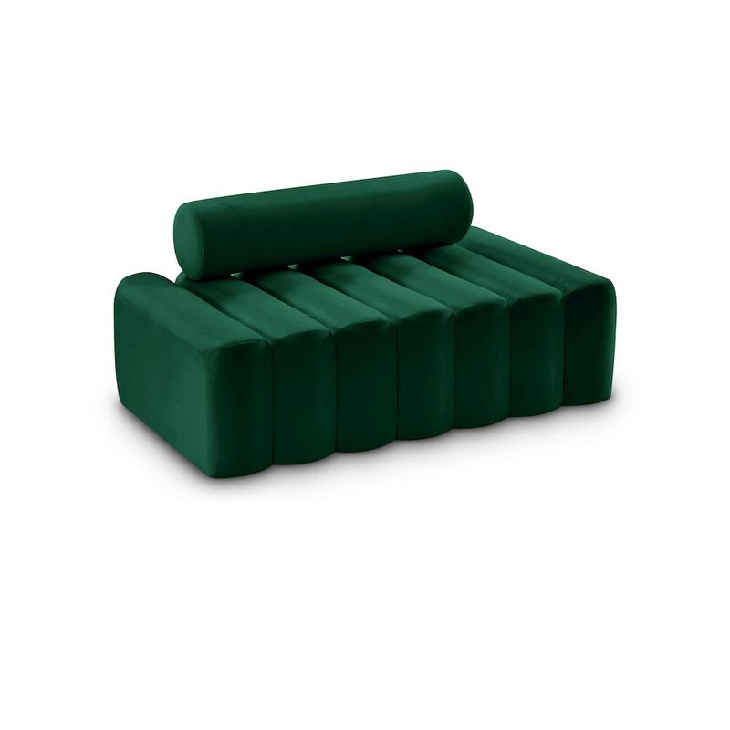 Meridian Furniture Melody Green Velvet Loveseat