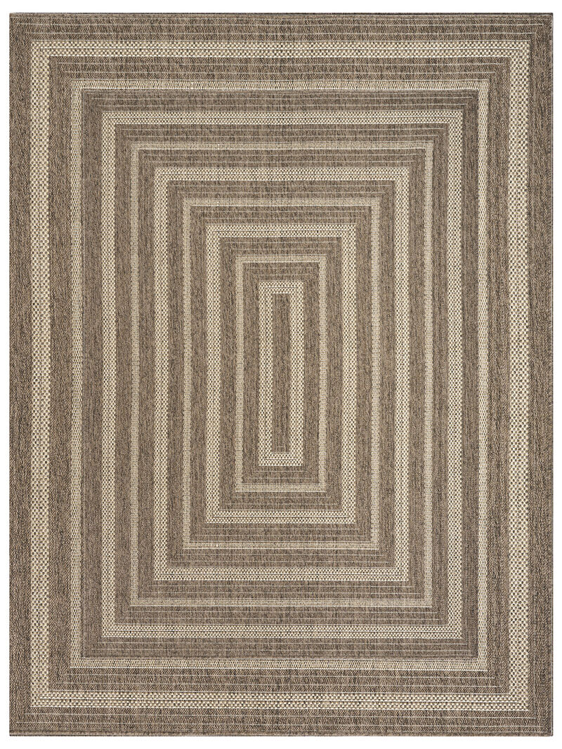 Tulum TLM04 Brown 10' x 14' Rug