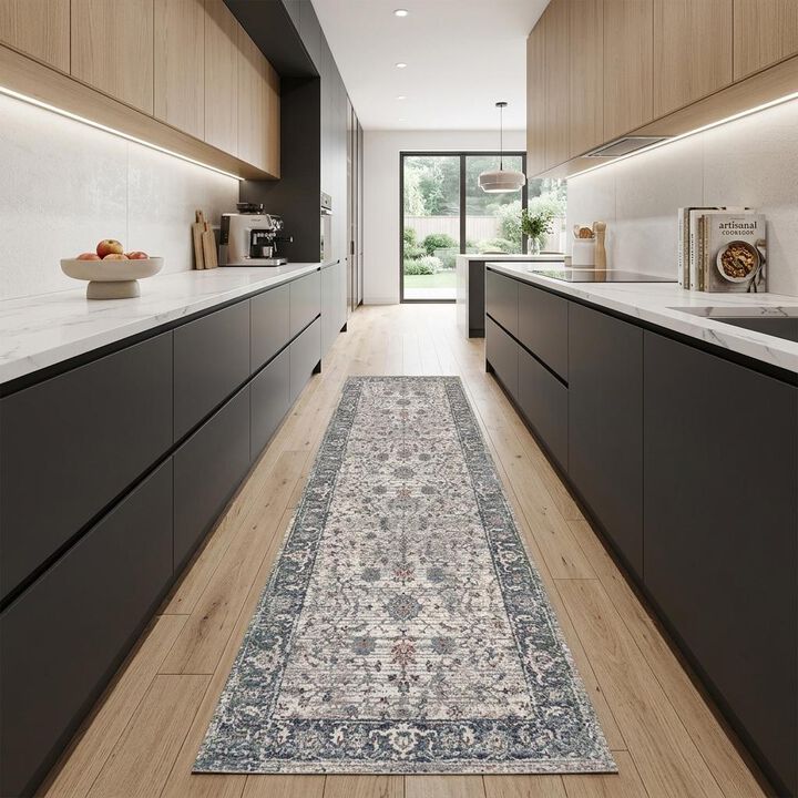 HomeRoots Oriental Runner Rug