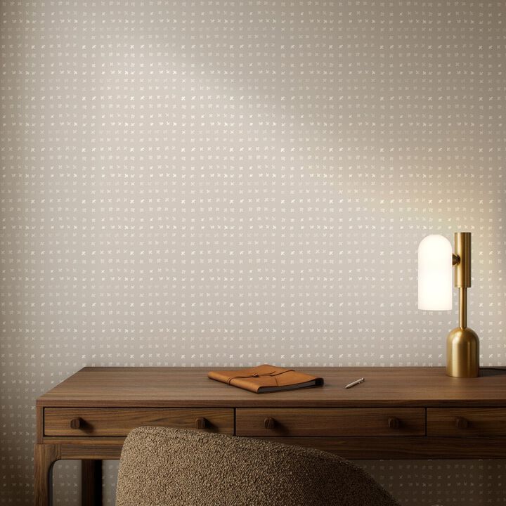Bisous Wallpaper by Jess Engle - Bisous Grey II