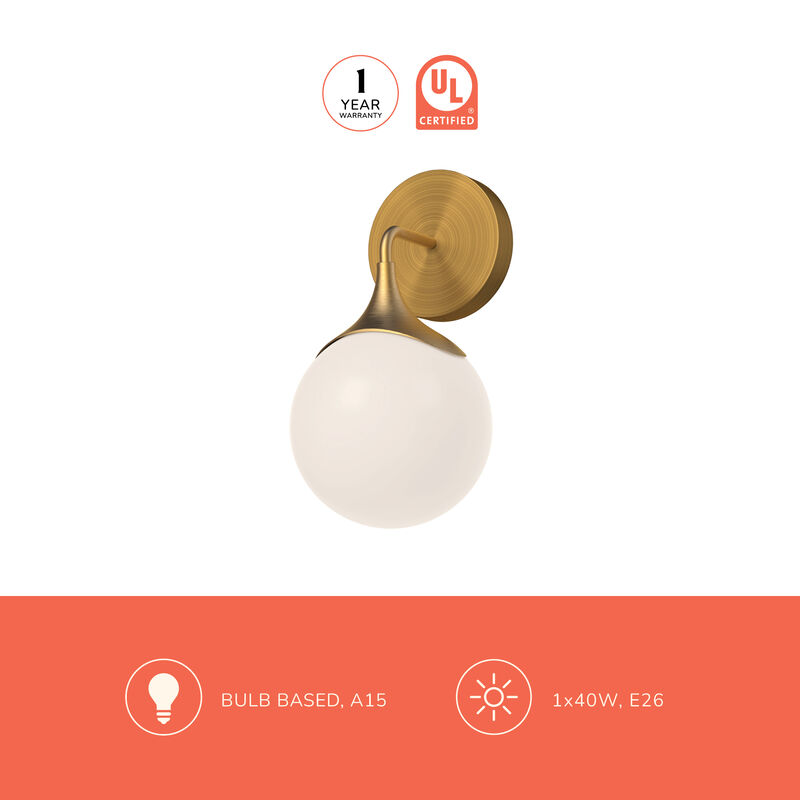Nouveau 12-in 1 Light Damp-Rated Wall/Vanity Light image number 8