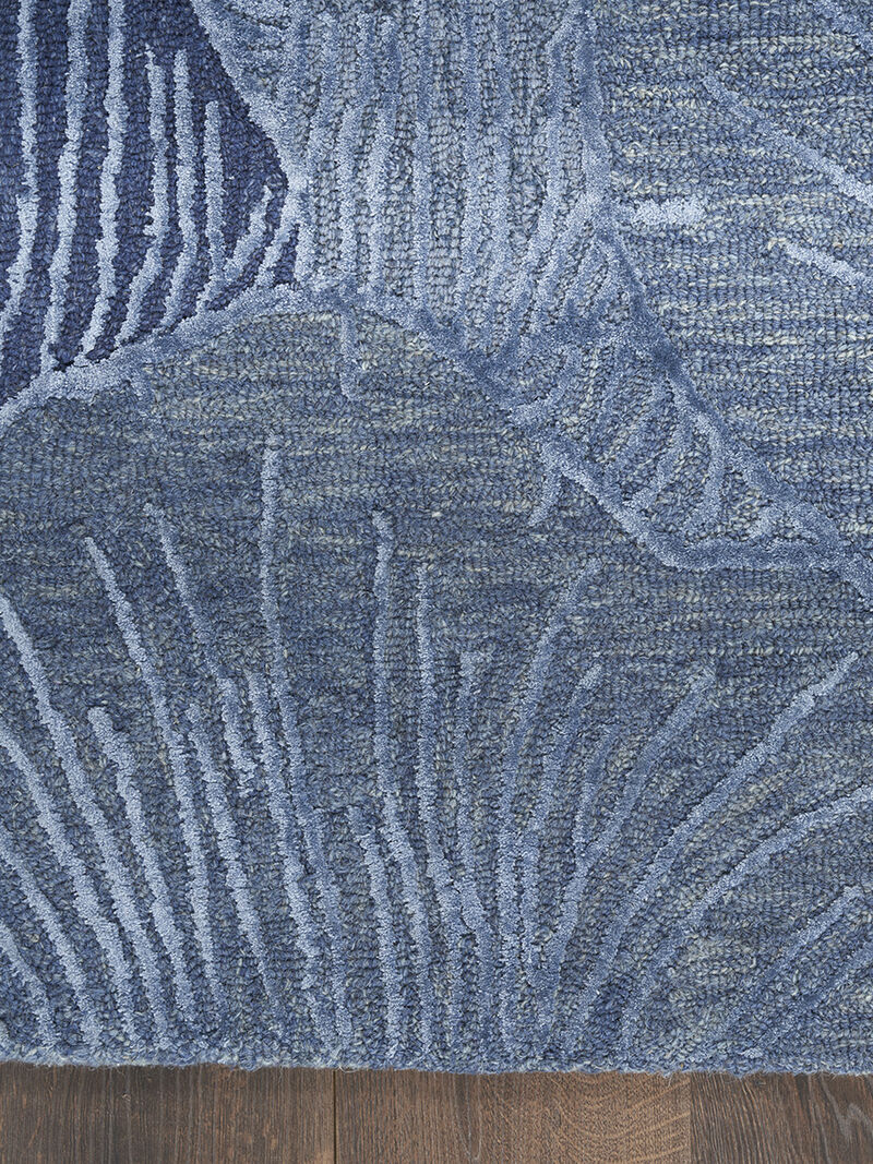 Avra AVR01 Blue 5'3" x 7'3" Rug image number 2
