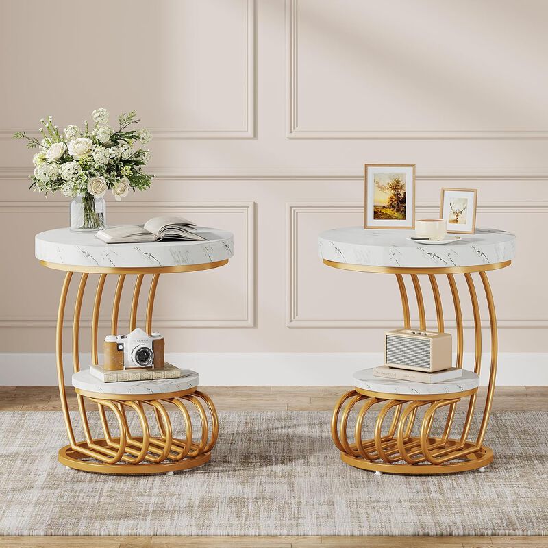 Round End Table image number 1