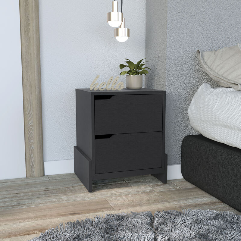 Streamdale Brookland Nightstand with Drawers (Wengue Finish)