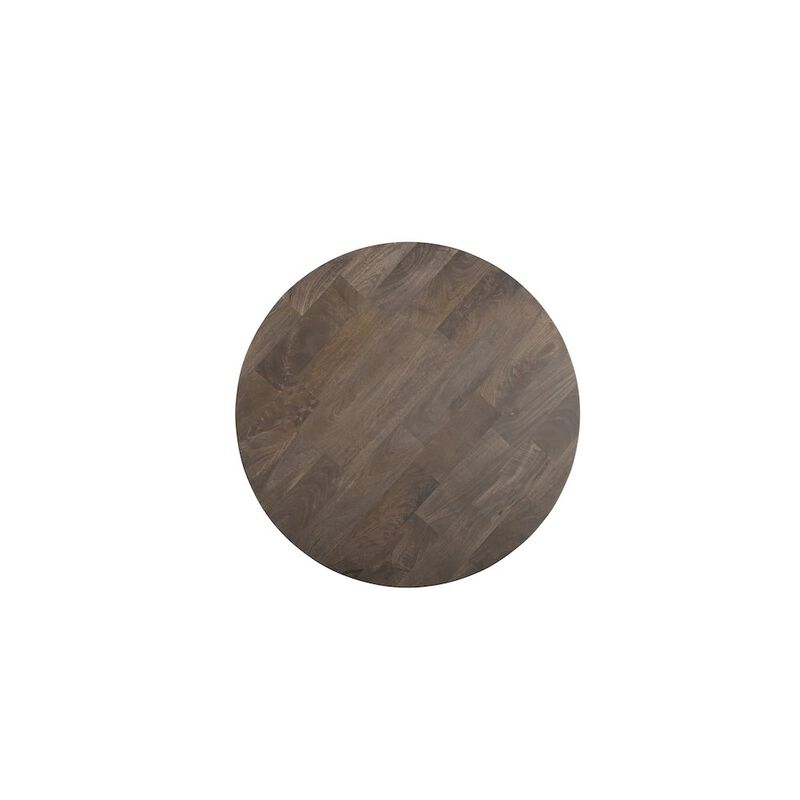 Taran Designs Adrien Round Solid Wood End Table