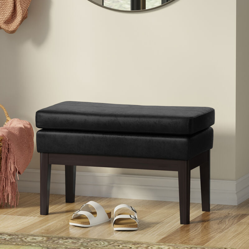 Simpli Home Carlson Small Ottoman Bench image number 1