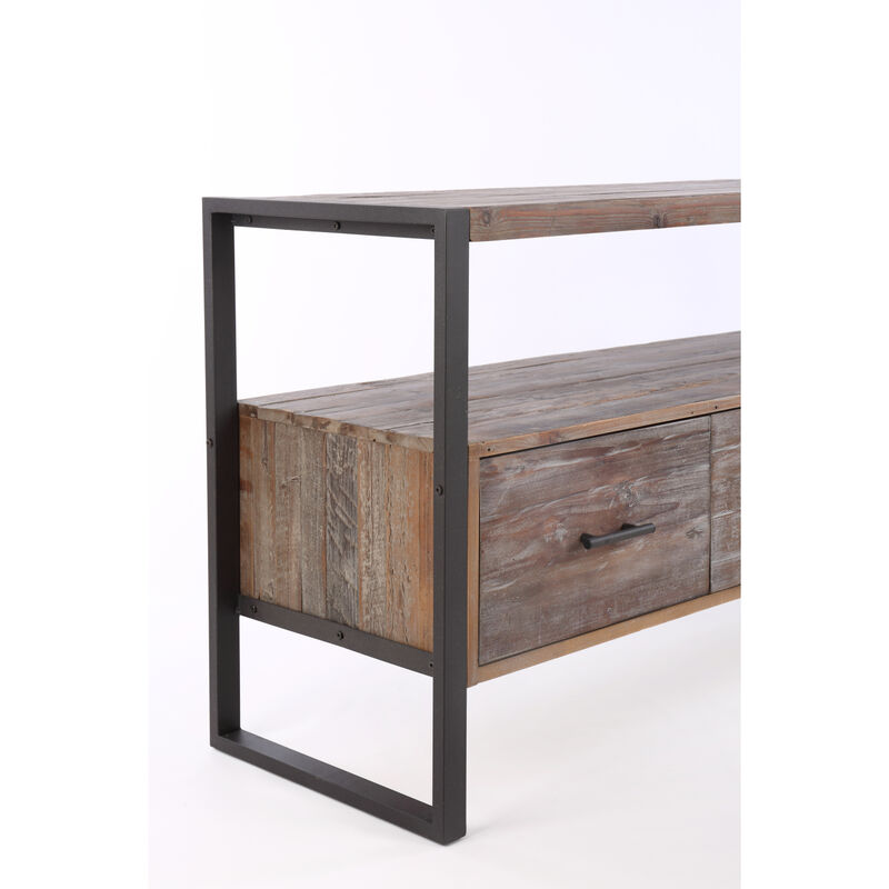 Streamdale Reclaimed Wood Media Console with Drawers image number 5