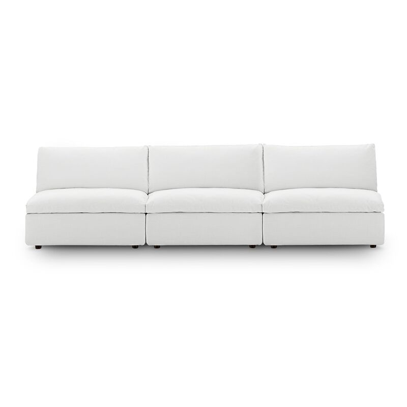 Modway Commix Down Filled Overstuffed 3-Piece Armless Sectional Sofa image number 0