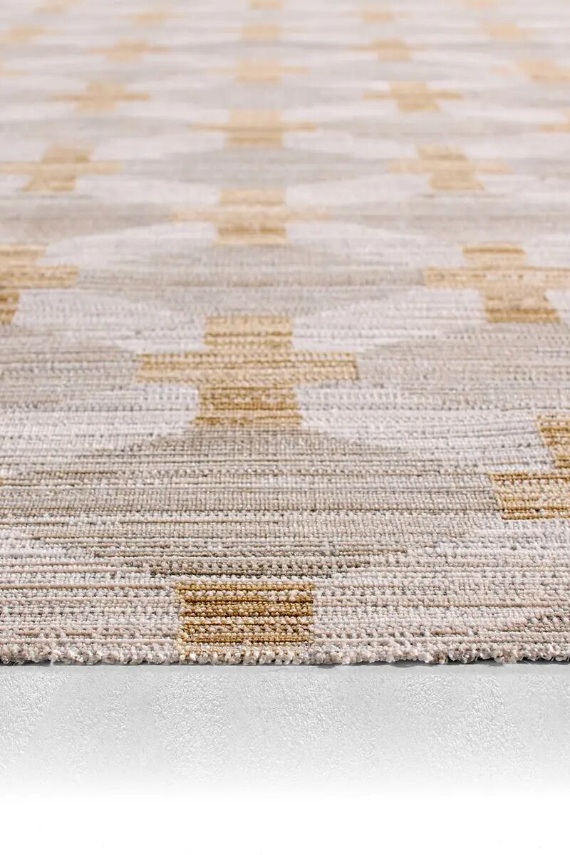 Muted Mosaic Taylen Gold 8'6" x 11'6" Rug image number 2