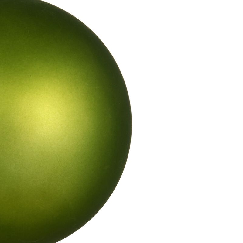 Vickerman 8" Juniper Green Matte Ball Ornament. image number 2