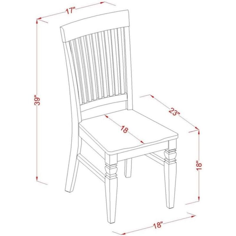 Dining Room Set Black & Cherry