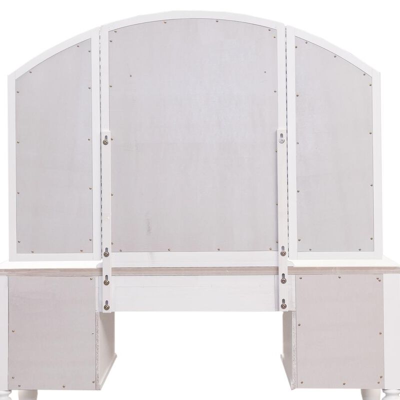 Liberty Furniture Summer House I Vanity Mirror in Oyster White image number 3